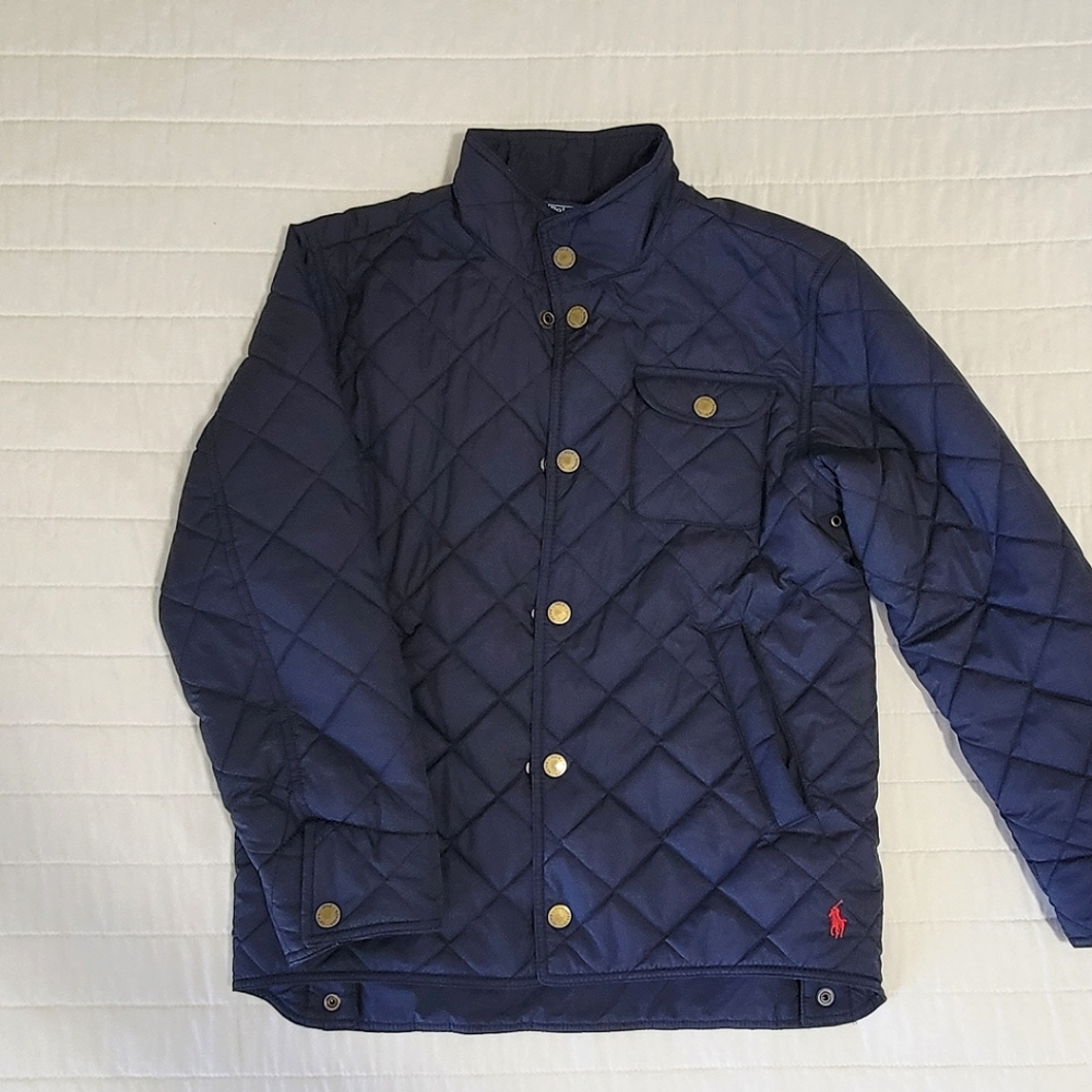 Navy Quilt Jacket
